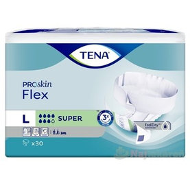 TENA Flex Super L inkontinenčné nohavičky s rýchloupevňovacím pásom 30 ks