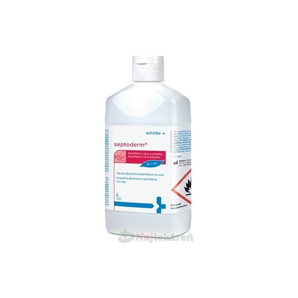 Septoderm gél dezinfekcia rúk 500 ml