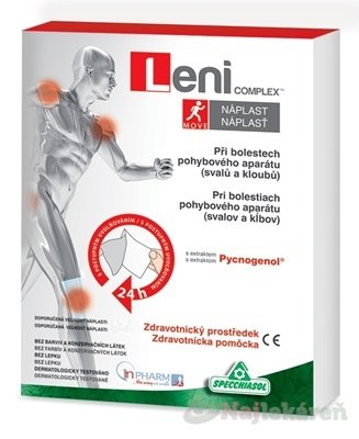 E-shop LeniCOMPLEX Náplasť pri bolesti pohybového aparátu a kĺbov 5 ks