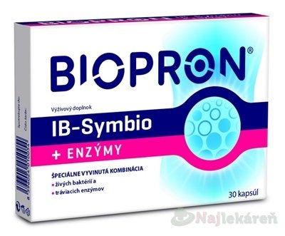 E-shop BIOPRON IB-Symbio + Enzýmy pre správne trávenie, cps 1x30 ks