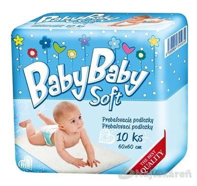 E-shop BabyBaby Soft prebaľovacie podložky 60x60cm 10ks