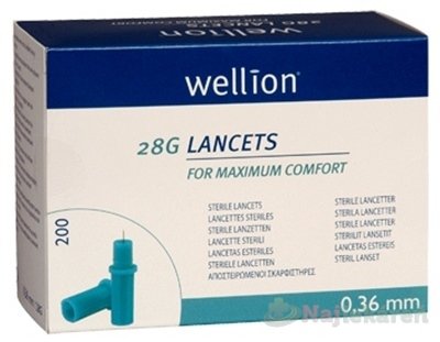 E-shop Wellion LANCETS 28G - Lanceta sterilná 200ks