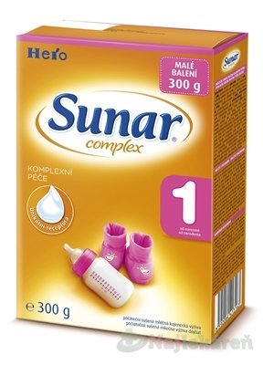 E-shop Sunar Complex 1 dojčenské mlieko 300g