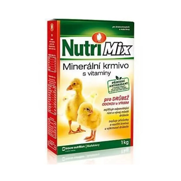 Nutrimix pre hydinu, odchov a výkrm 1kg