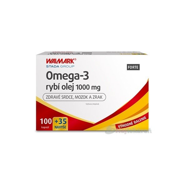 WALMARK Omega-3 rybí olej FORTE