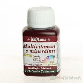MedPharma MULTIVITAMIN S MINERÁL. EXTRA 42 ZLOŽIEK, 37 ks