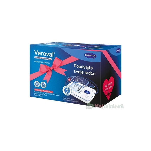 VEROVAL Duo control connect tlakomer darčekové balenie (M+L+adaptér) set