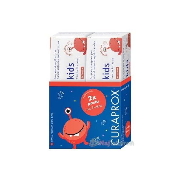 CURAPROX Kids 2+ BEZ FLUORIDU