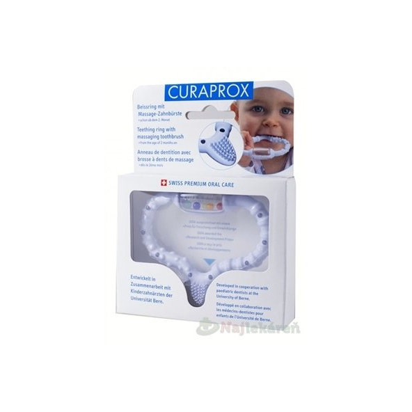 CURAPROX Baby Hryzadlo modré 1ks