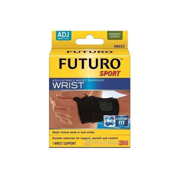 3M FUTURO SPORT bandáž na zápästie stredná opora,1ks