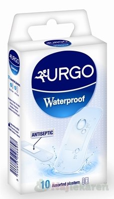 E-shop URGO Waterproof vodeodolná náplasť priehľadná, 2 veľkosti, 10ks