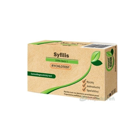 VITAMIN STATION Rýchlotest Syfilis samodiagnostický test z krvi, 1set