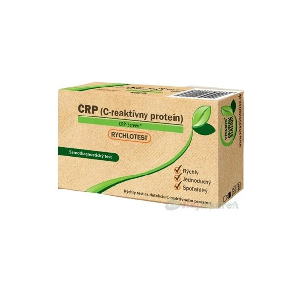 VITAMIN STATION Rýchlotest CRP samodiagnostický test z krvi, 1set
