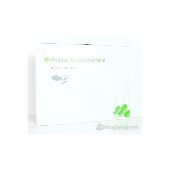 Mextra Superabsorbent obväz 20x30 cm 10ks