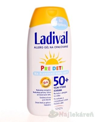 E-shop Ladival PRE DETI alergické na slnko SPF 50+ gél