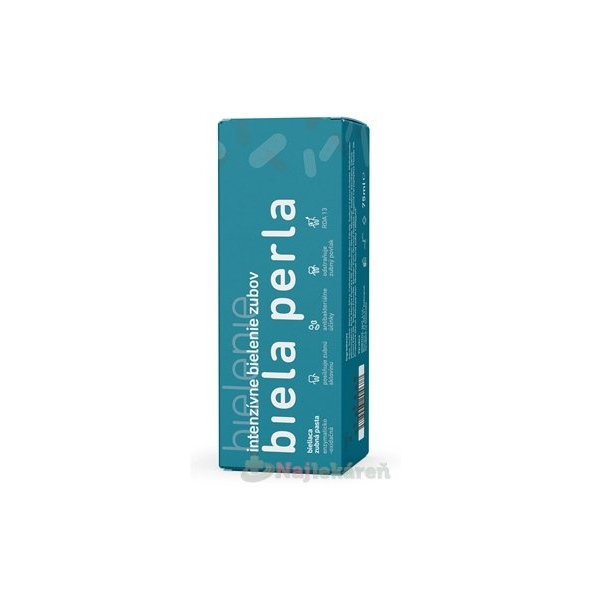 Biela perla Intenzívna bieliaca zubná pasta 75 ml