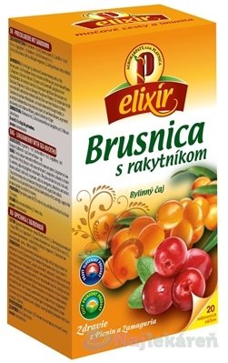 E-shop AGROKARPATY BRUSNICA ovocno-bylinný čaj s rakytníkom, 20x1,5 g