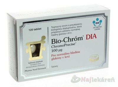 E-shop Bio-CHRÓM DIA 100 µg 120tbl