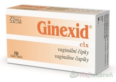 E-shop GINEXID vaginálne čapíky 10x2g