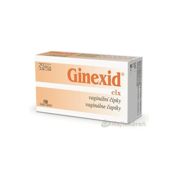 GINEXID vaginálne čapíky 10x2g
