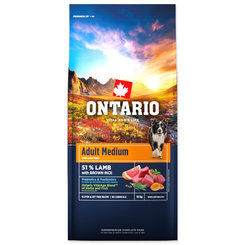 Krmivo Ontario Adult Medium Lamb & Brown Rice 12kg