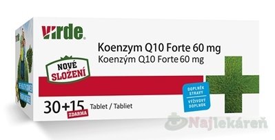 E-shop VIRDE KOENZYM Q10 Forte 60 mg, 45 ks