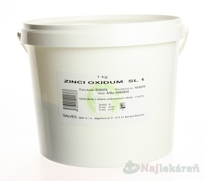 ZINCI OXIDUM Ph.Eur. - GALVEX plv 1000 g