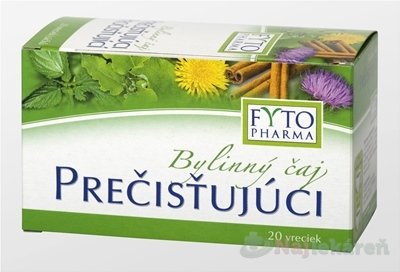E-shop FYTO Bylinný čaj PREČISŤUJÚCI, 20x1,5g