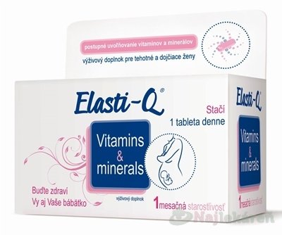 E-shop Elasti-Q VITAMINS & MINERALS výživový doplnok 30ks
