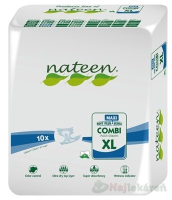 E-shop Nateen COMBI MAXI XL plienky inkontinenčné, 10ks