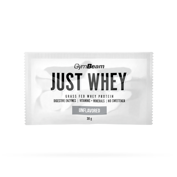 Vzorka Just Whey - GymBeam, bez príchute, 30g