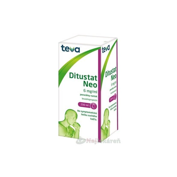 Ditustat Neo sol por (fľ.skl.jantár. + odmerka PP) 200 ml
