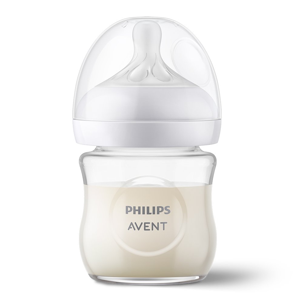 E-shop Philips AVENT Fľaša Natural Response sklenená 120 ml, 0m+