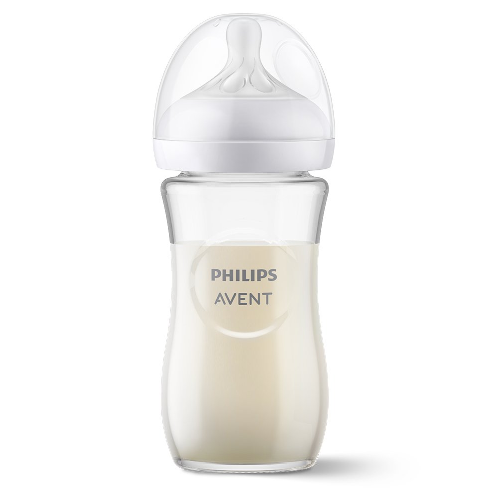 E-shop Philips AVENT Fľaša Natural Response sklenená 240 ml, 1m+