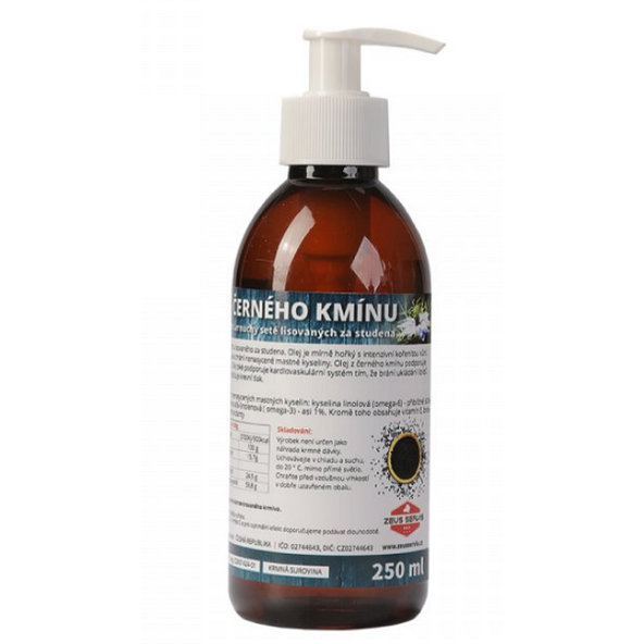 Olej z čiernej rasce ZEUS - pre kone 250ml