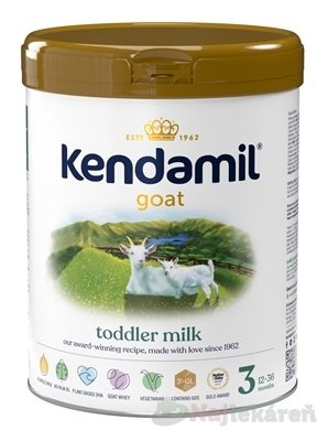 E-shop KENDAMIL Kozie batoľacie mlieko 3 (od ukonč. 12. mesiaca) 800 g