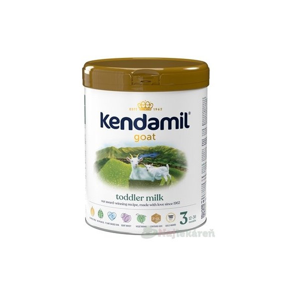 KENDAMIL Kozie batoľacie mlieko 3 (od ukonč. 12. mesiaca) 800 g
