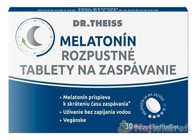 E-shop Dr.Theiss MELATONÍN tablety na zaspávanie 30 ks