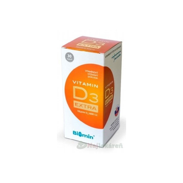 BIOMIN VITAMIN D3 EXTRA, 30 ks