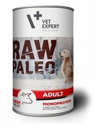 E-shop VetExpert Raw Paleo adult beef - konzerva pre psy 800g