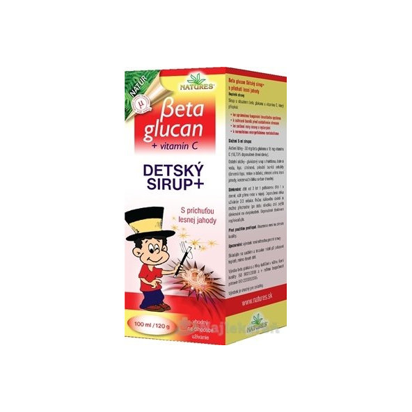 NATURES BETA GLUCAN DETSKY SIRUP+