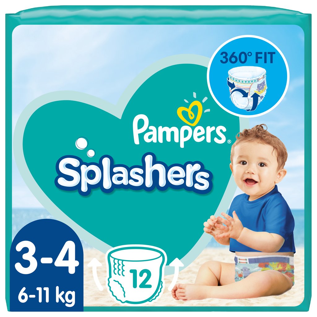 E-shop PAMPERS Nohavičky plienkové do vody Splashers vel.3 (12 ks) 6-11 kg