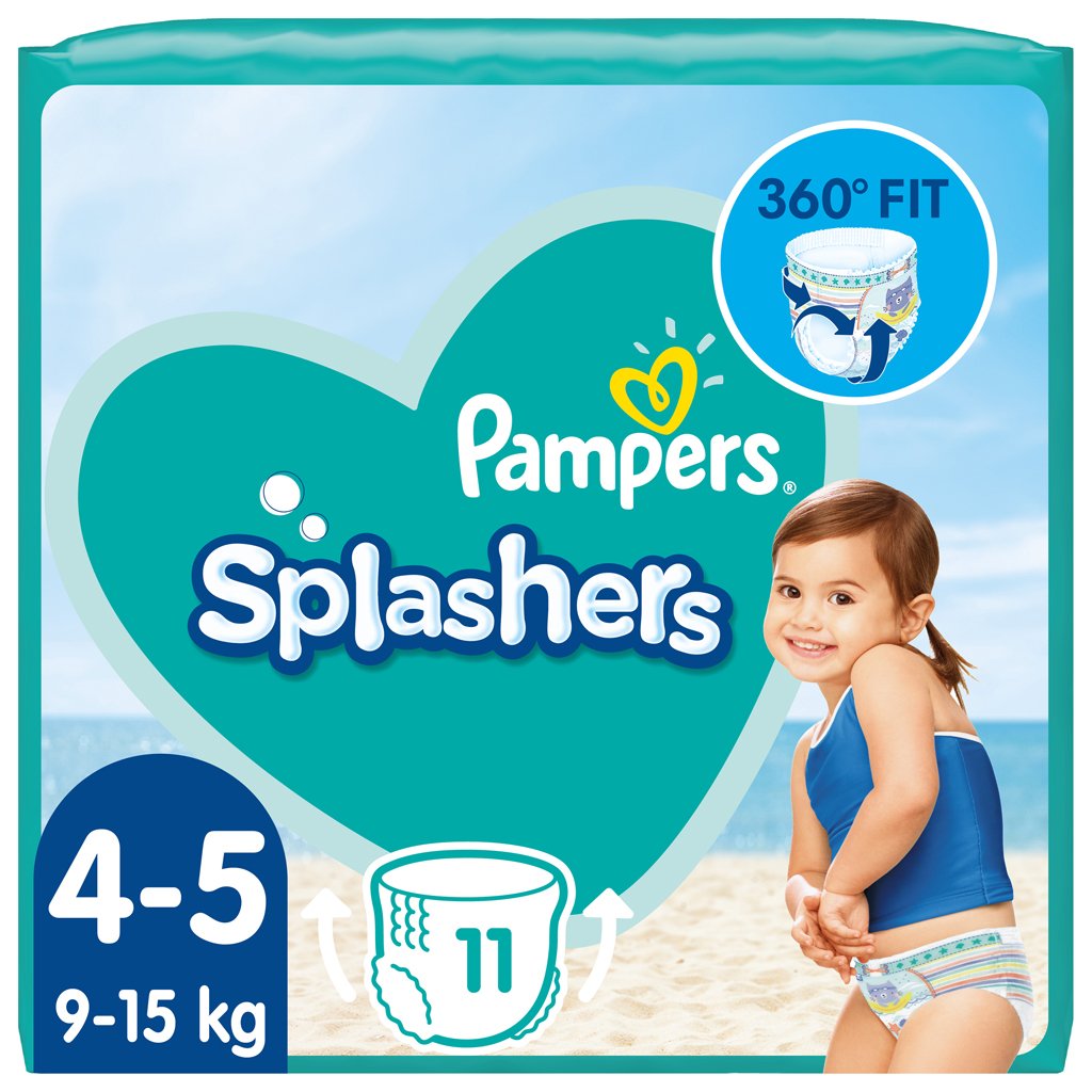 E-shop PAMPERS Nohavičky plienkové do vody Splashers vel.4 (11 ks) 9-15 kg