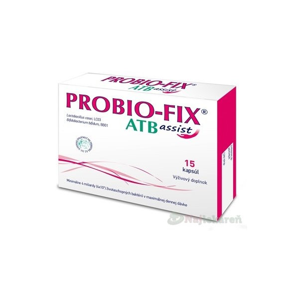 PROBIO-FIX ATB assist na podporu správneho trávenia, cps 1x15 ks