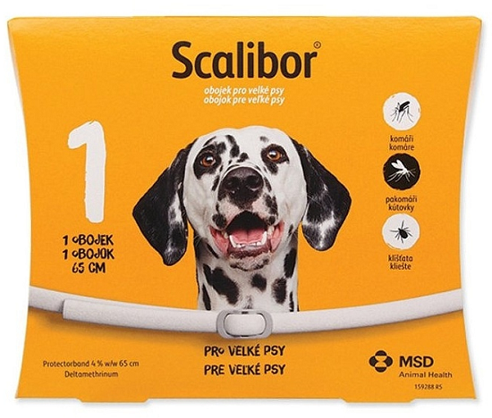 E-shop Scalibor Protectorband 4% obojok proti kliešťom pre veľké psy 65cm