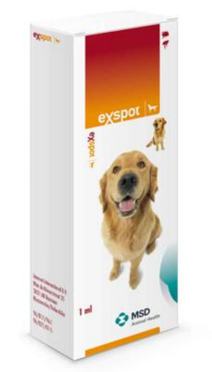 E-shop EXspot Spot-On pipeta proti kliešťom a blchám pre psy 1ml