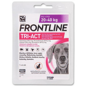 Frontline Tri-Act spot-on pipeta proti kliešťom a blchám pre psy L 20-40kg, 4ml