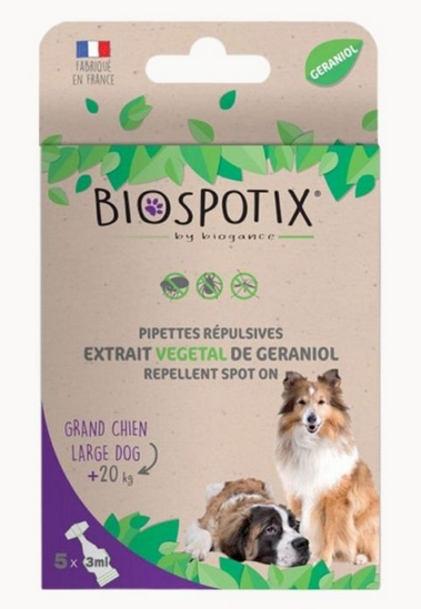 E-shop BIOGANCE Biospotix Dog spot-on L-XL pipeta s repelentným účinkom pre psy 3x3ml (nad 20kg)