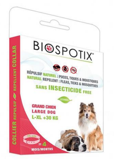 E-shop BIOGANCE Biospotix obojok s repelentným účinkom pre veľké psy 75cm (nad 30kg)
