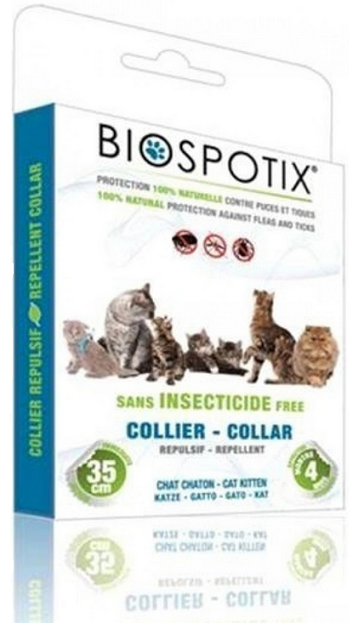 E-shop BIOGANCE Biospotix Cat obojok s repelentným účinkom pre mačky 35cm (od 3mesiacov)